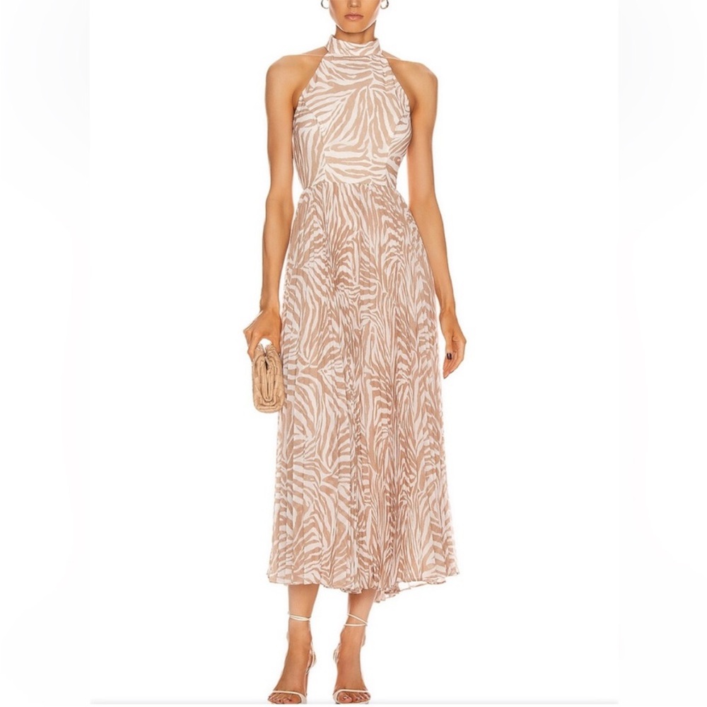 Zimmermann Sunray Picnic Halter Dress